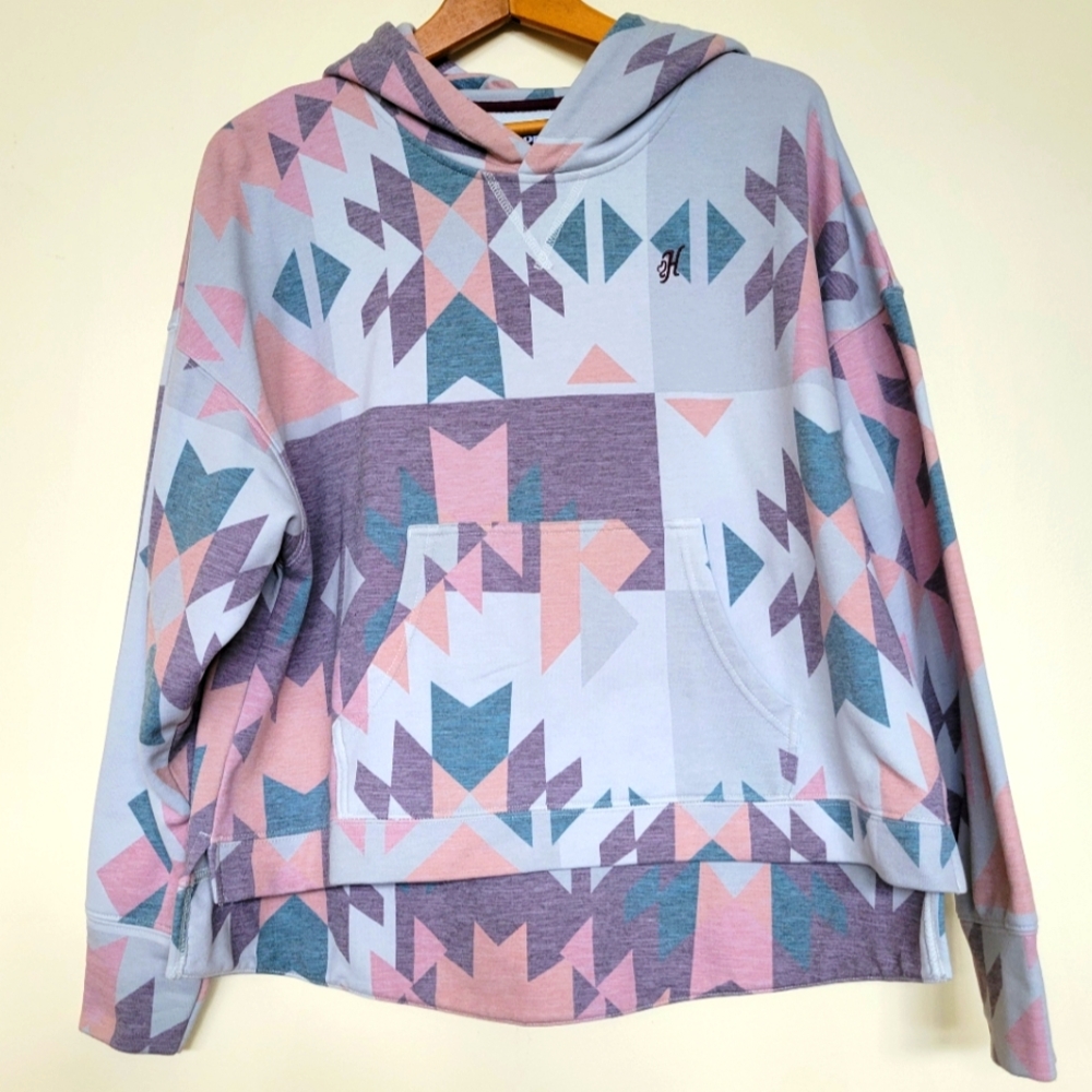 Hooey Women's Aztec Hoodie Size Small VGUC